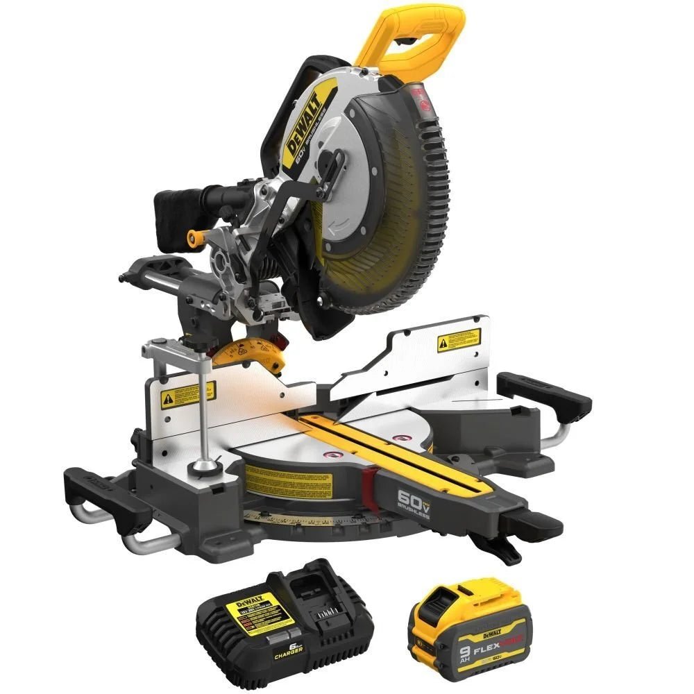 60V 12″ Double Bevel Sliding Miter Saw