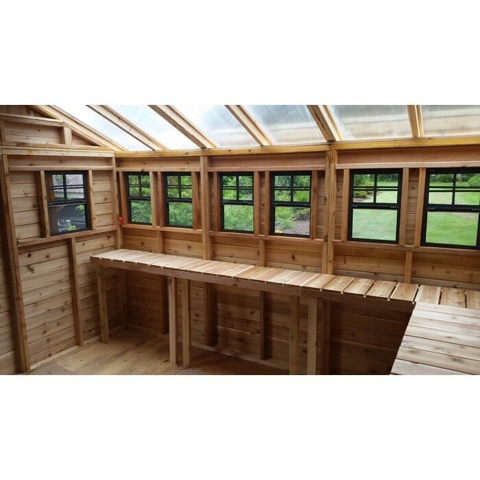 12′ x 12′ Cedar Outdoor Garden Shed – Storage Building