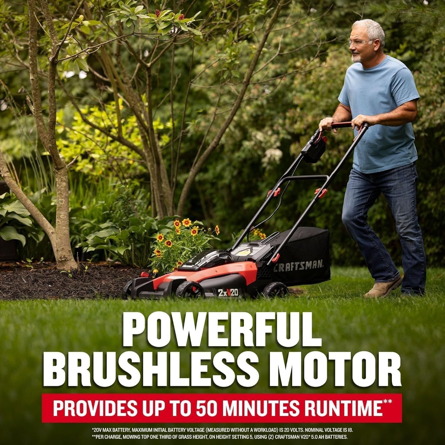 20-Inch Cordless Push Lawn Mower - Image 5