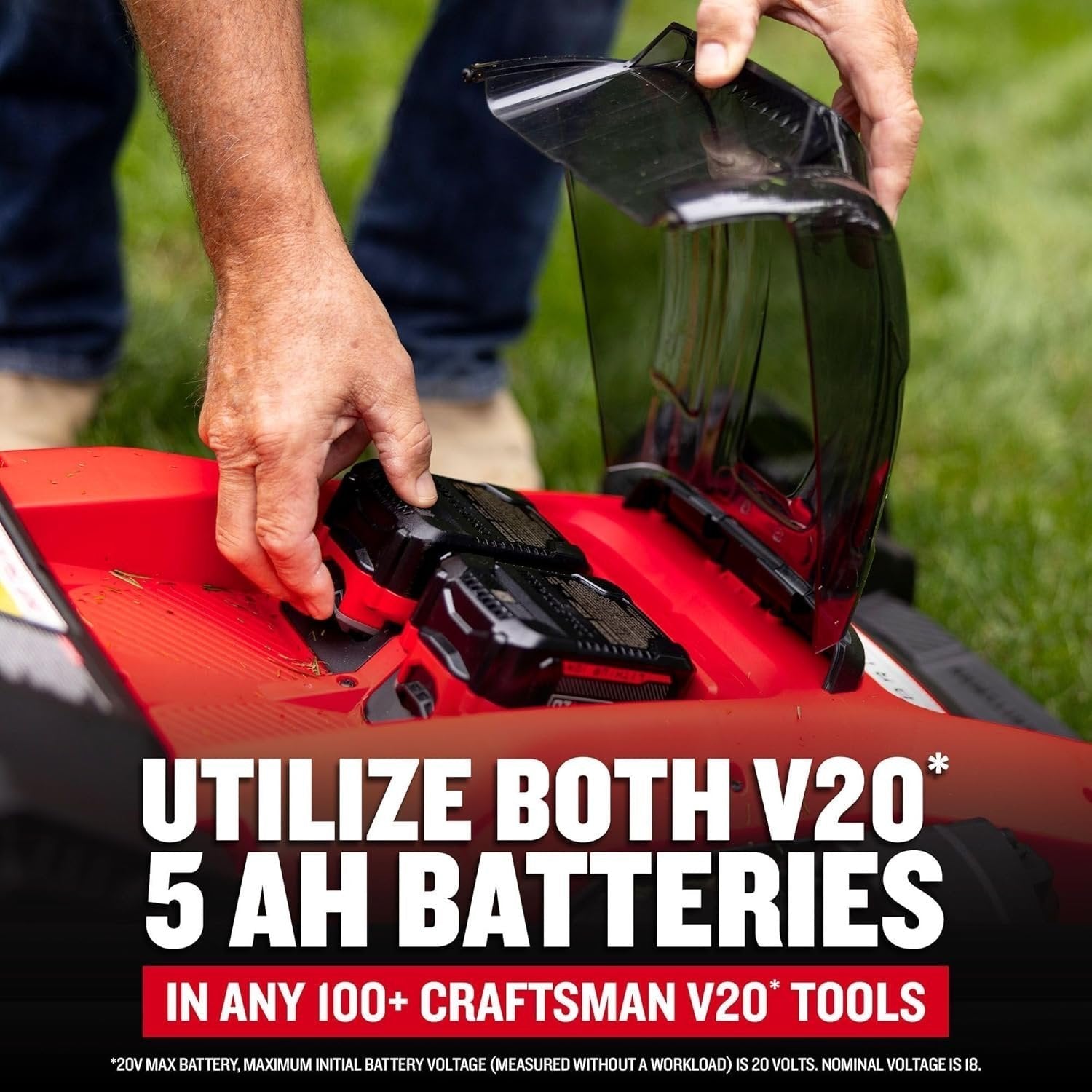 20-Inch Cordless Push Lawn Mower - Image 3