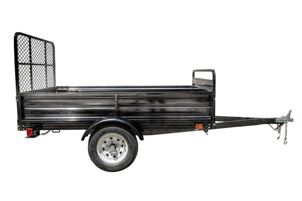 5-ft x 7-ft Steel Utility Trailer with Ramp Gate (1,639-lb Capacity)
