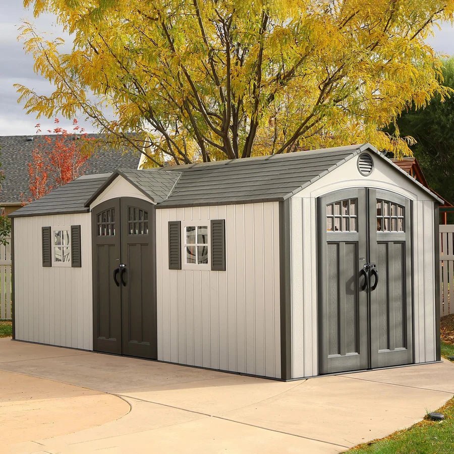 20-Foot x 8-Foot Outdoor Storage Shed | Heavy-Duty Weather-Resistant Garden & Backyard Storage Building - Image 2