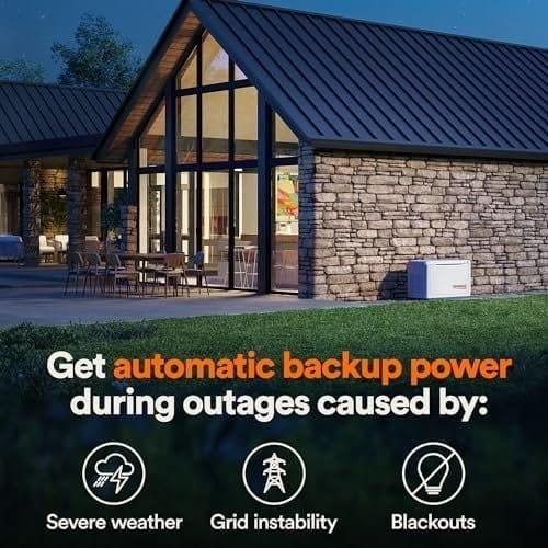 22kW Home Standby Generator with 200-Amp Transfer Switch, Aluminum Enclosure & WiFi Monitoring - Image 6
