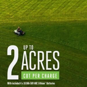 42 Inch 56 Volt Lithium Battery Zero Turn Riding Mower (Charger Included)