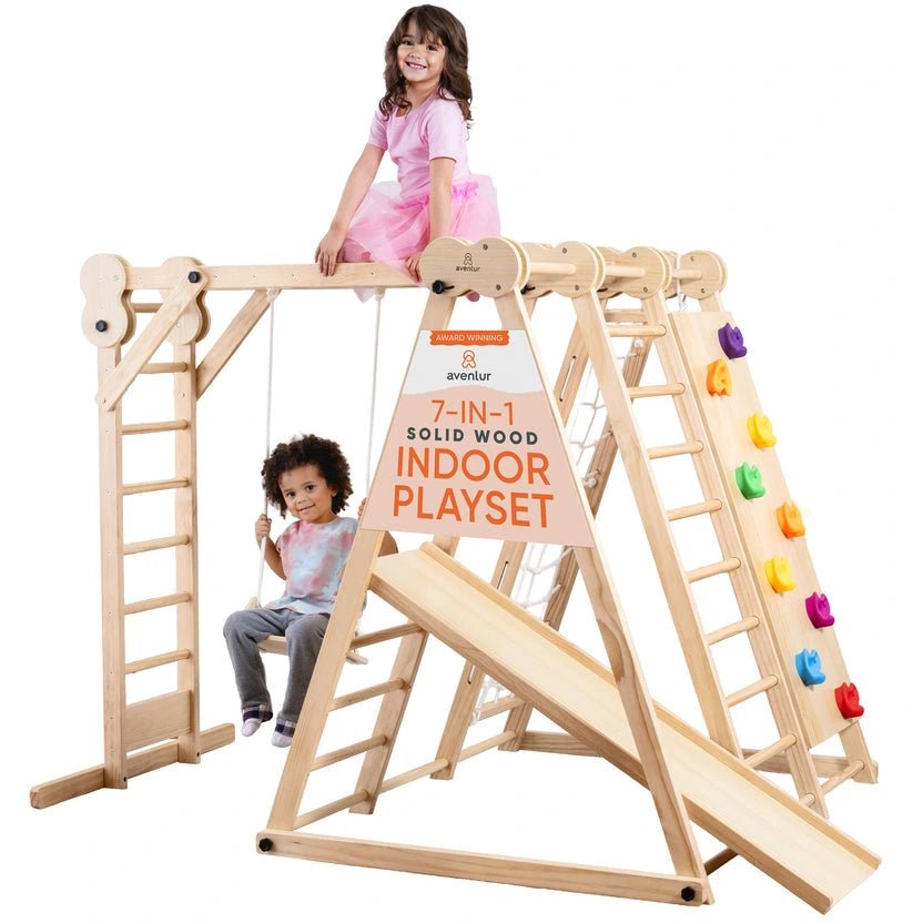 8 in 1 Chestnut | Foldable Jungle Gym