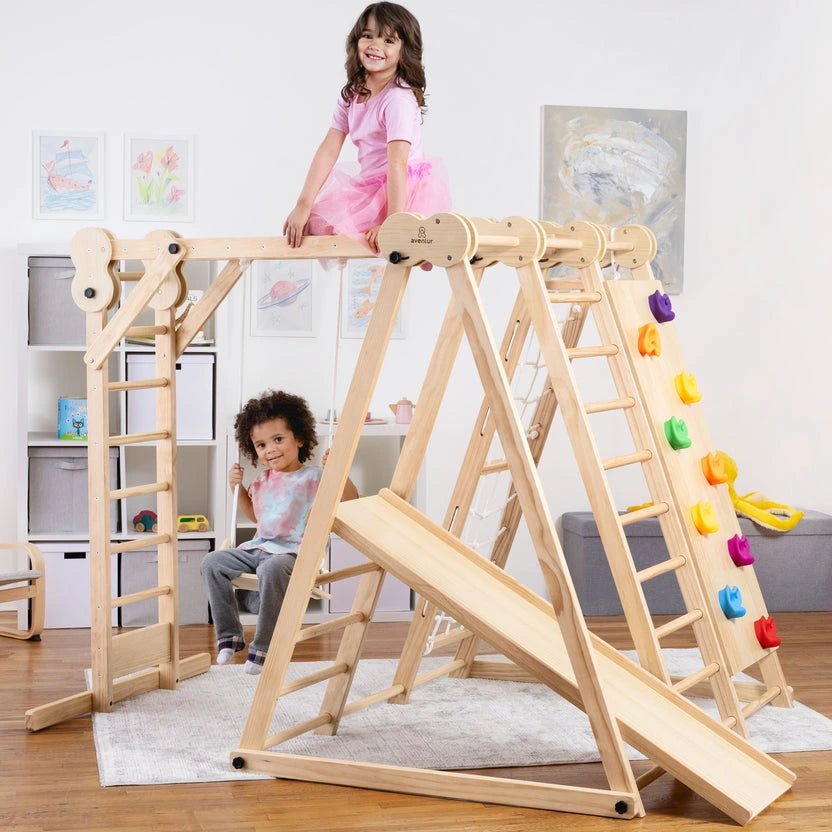 8 in 1 Chestnut | Foldable Jungle Gym - Image 2