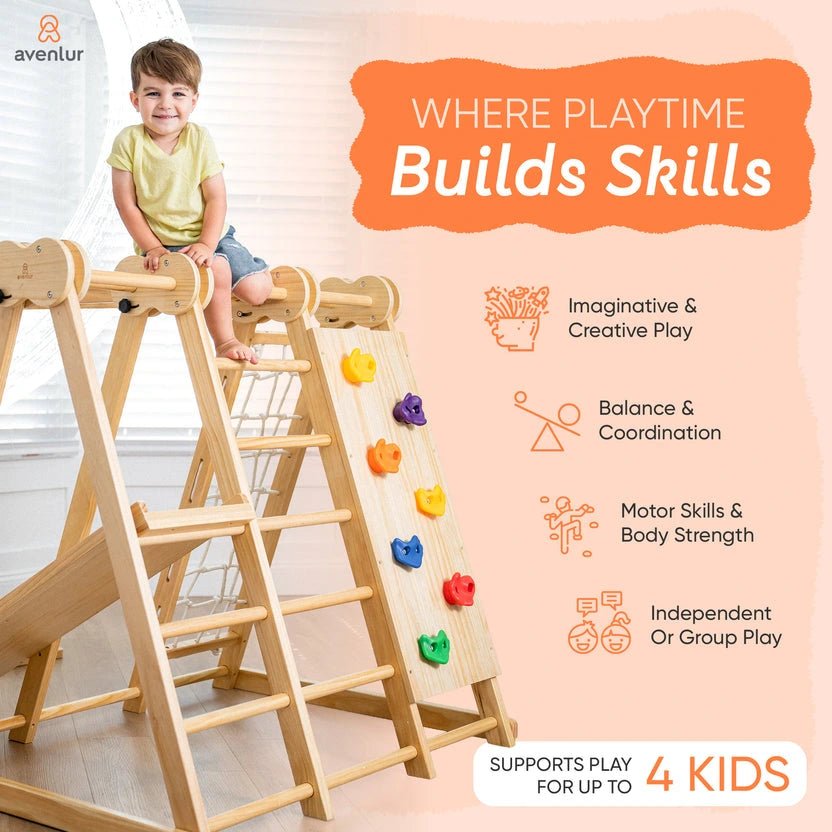 8 in 1 Chestnut | Foldable Jungle Gym - Image 5