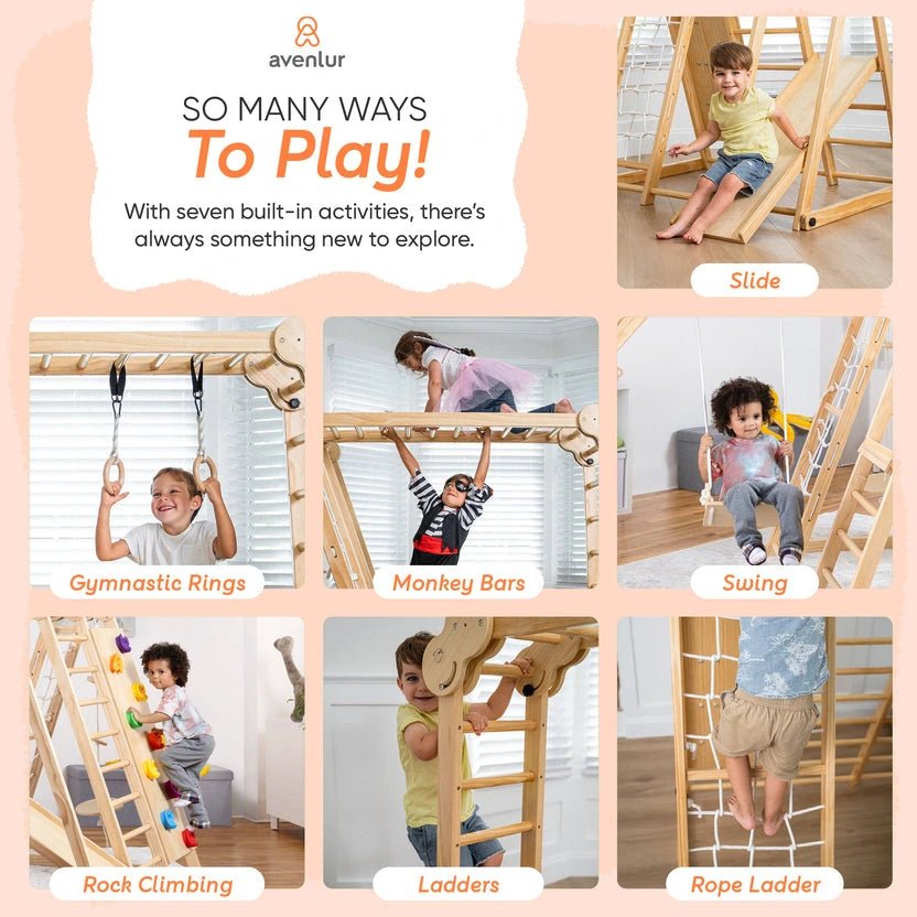 8 in 1 Chestnut | Foldable Jungle Gym - Image 9