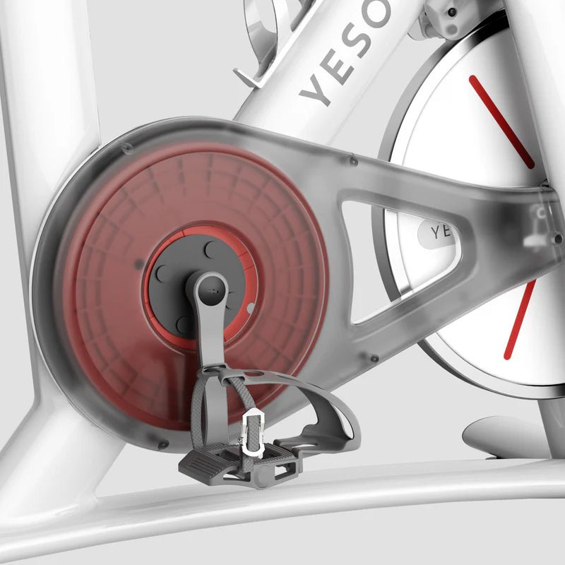 S3 Indoor Exercise Bike Smart Black Cycling Bike Magnetic Stationary Bike Low Noise Indoor Cycling Bike for Home Gym Electric Stationary Bike with Tablet Mount - Image 9