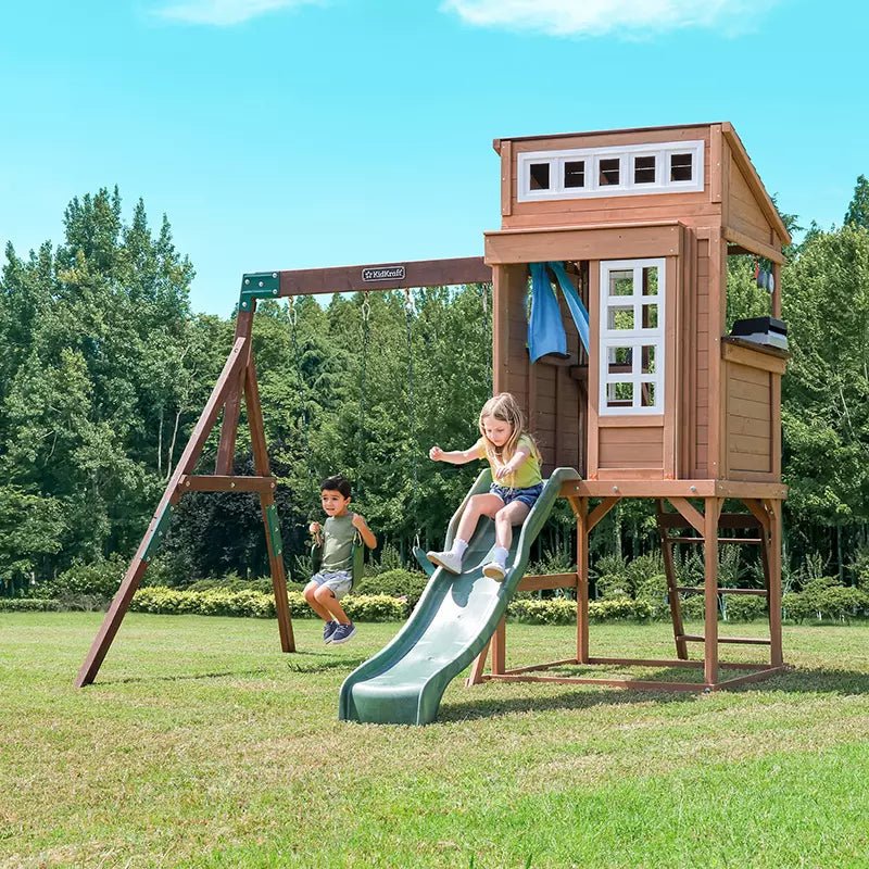 Cypress Cove Wooden Swing Set