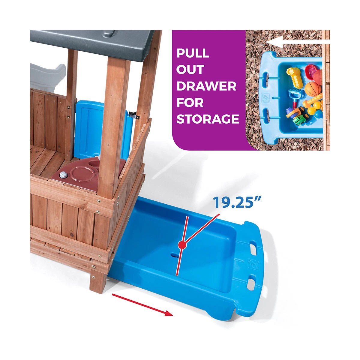 Woodland Adventure Kids Outdoor Playhouse for Toddlers - Image 13