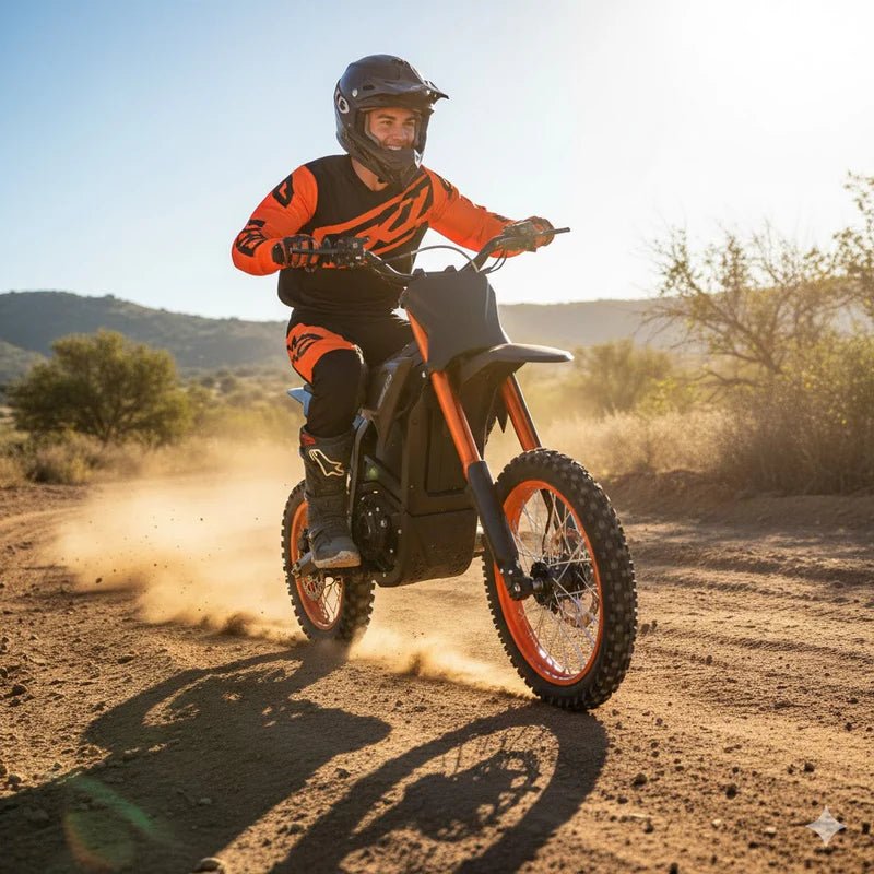 D-Series 3000W–6000W 40 to 53 mph Top Speed Off-Road Electric Dirt Bike for Teens & Adults - Image 4