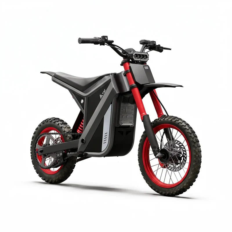 Electric Dirt Bike, 2400W Brushless Hub Motor, 45 Mph Top Speed, 48V 22.5Ah Battery with 50 Mile Range, 210Nm Torque, Front Hydraulic Suspension - Image 2