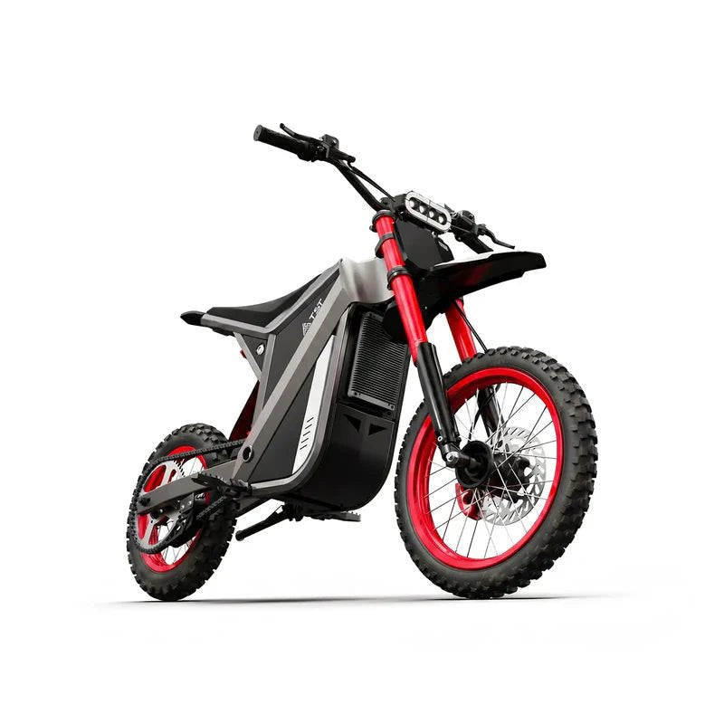 Electric Dirt Bike, 2400W Brushless Hub Motor, 45 Mph Top Speed, 48V 22.5Ah Battery with 50 Mile Range, 210Nm Torque, Front Hydraulic Suspension - Image 3