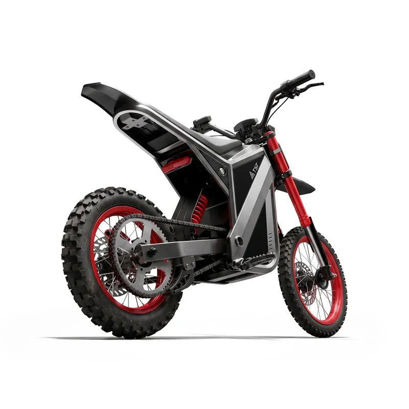 Electric Dirt Bike, 2400W Brushless Hub Motor, 45 Mph Top Speed, 48V 22.5Ah Battery with 50 Mile Range, 210Nm Torque, Front Hydraulic Suspension - Image 4