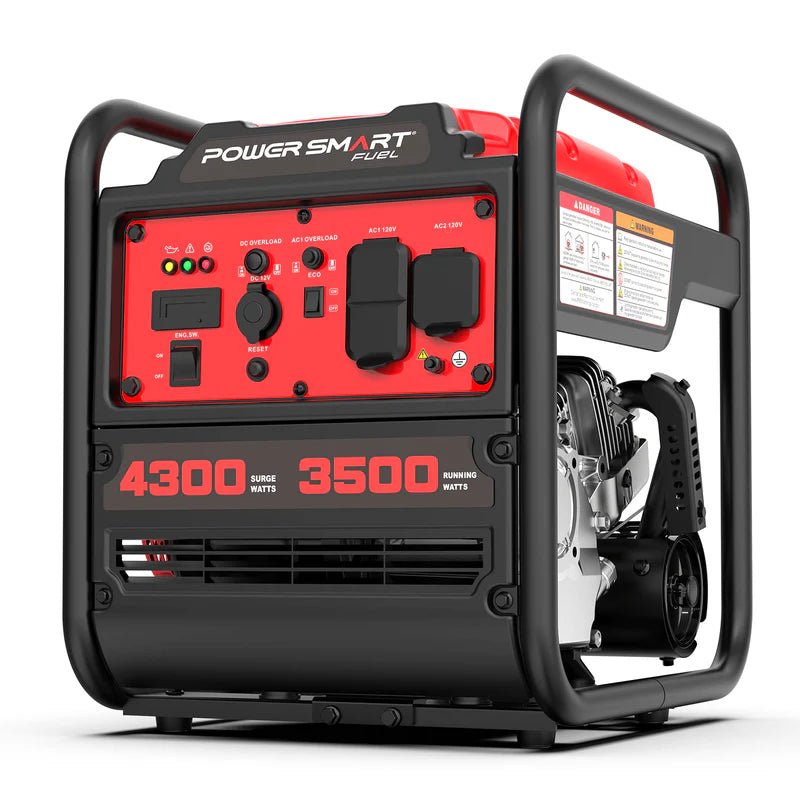 4300-Watt Portable Generator with Inverter Technology, 3500W Rated, 223cc 4-Stroke Gas Powered Engine, 30 Amp for Home Backup, Camping, Emergency - Image 3