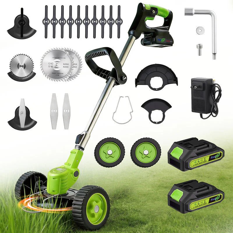 3 In 1 Cordless Grass Trimmer, Weed Eater and Edger