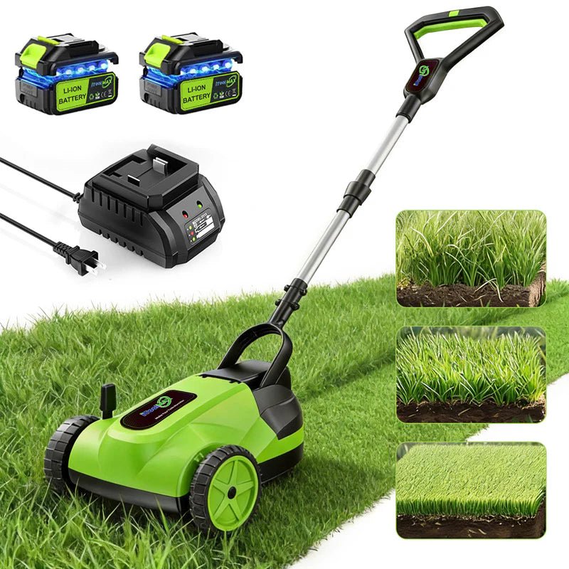 8.7-Inch Small Electric Lawn Mower for Yards & Gardens