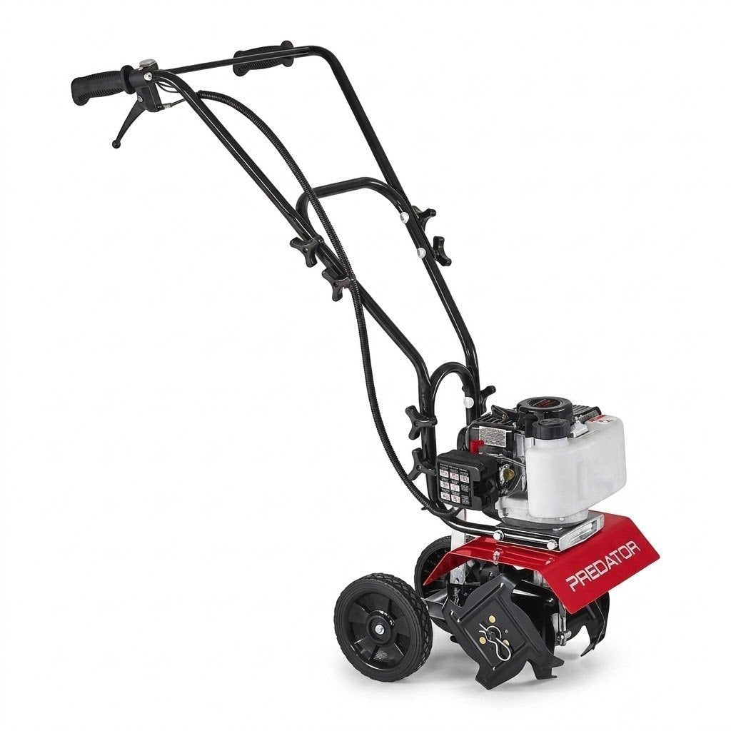 Cultivator Gas Powered 2-stroke Engine 9 in. 43cc Lawn Garden Work New