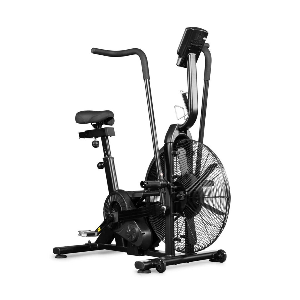 Residential Air Bike with Wind Guard, Belt-Driven Full Body Fan Bike for Home Gym