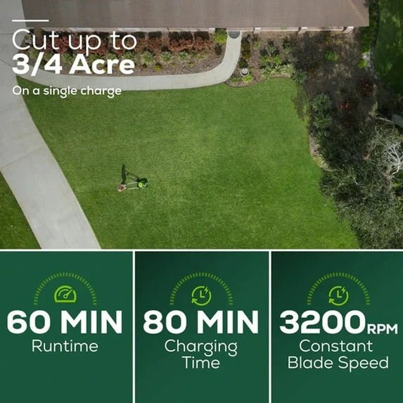 60V 21″ Brushless Self-Propelled Battery Powered Lawn Mower + (2) 4.0Ah Batteries & Dual Port Charger - Image 6
