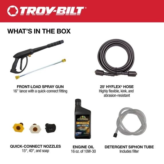 3100 PSI Gas Pressure Washer with 2.3 Gpm Axial Cam Pump - Image 3