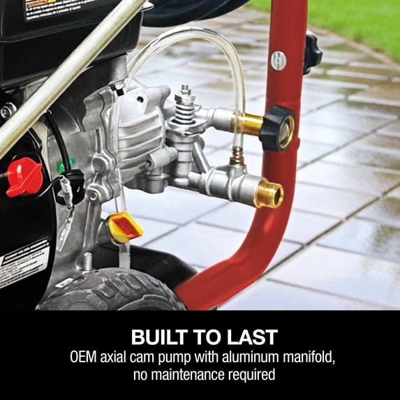 3100 PSI Gas Pressure Washer with 2.3 Gpm Axial Cam Pump - Image 6