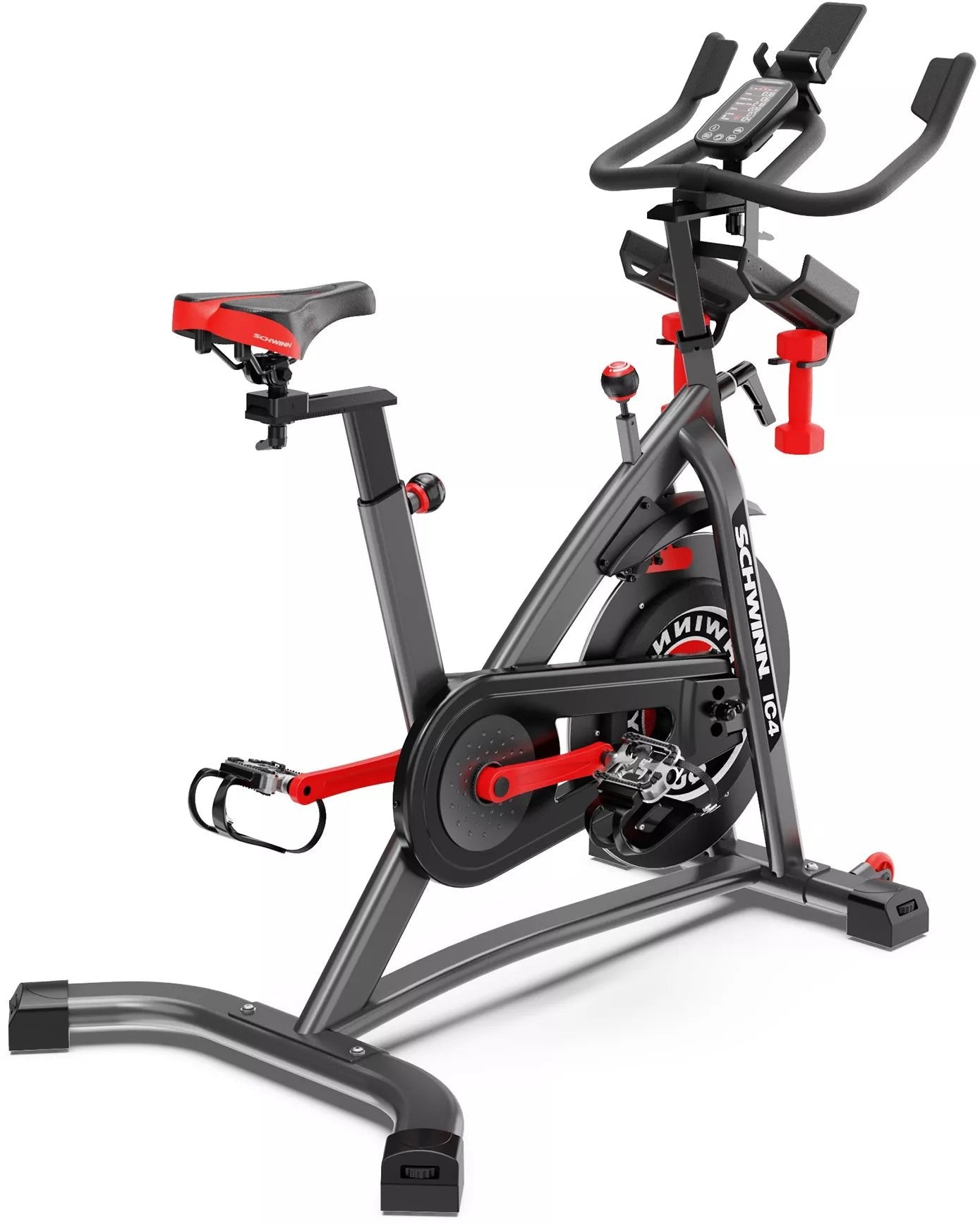 Indoor Cycling Bike with 100 Resistance Levels, Bluetooth Heart Rate Armband and Dual-Sided SPD Pedals - Image 7