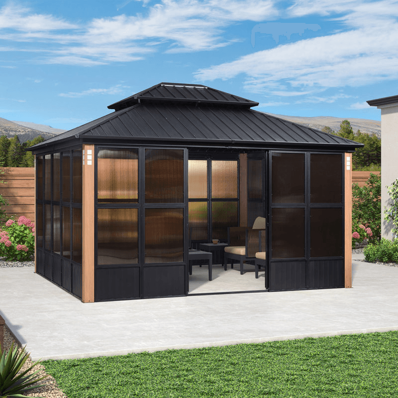Hard top Aluminum Gazebo 12′ x 14′ - Image 2