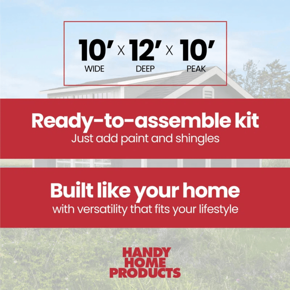 Handy Home Windemere 10×12 Storage Shed - Image 3