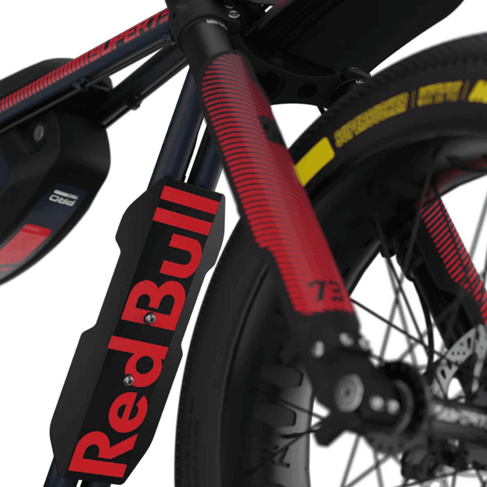 Midnight Blue Retro Racing-Style Electric Bike