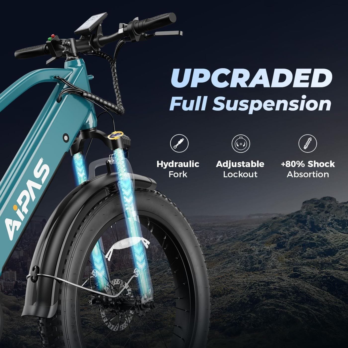 Electric Mountain Bike – 1500W, 30MPH, 26″ Fat Tires - Image 4