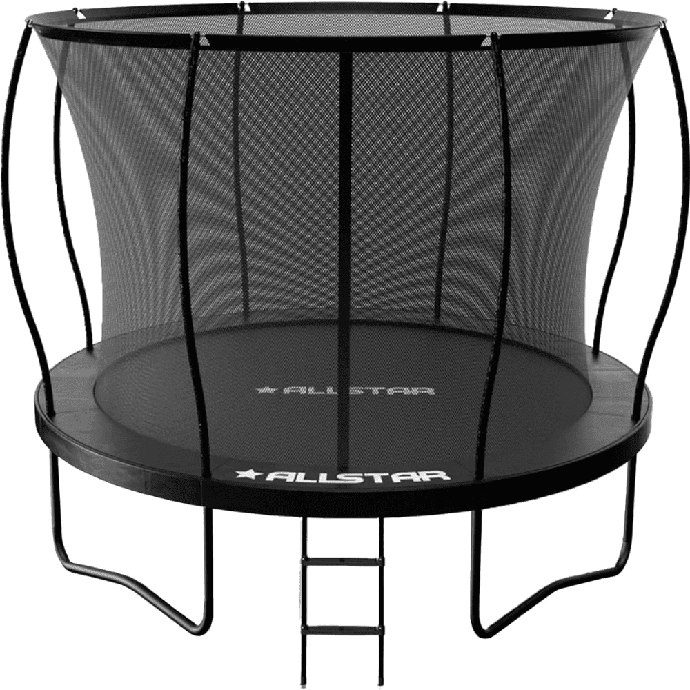 10 Trampoline Outdoor Backyard Play Equipment with Net & Ladder - Image 9