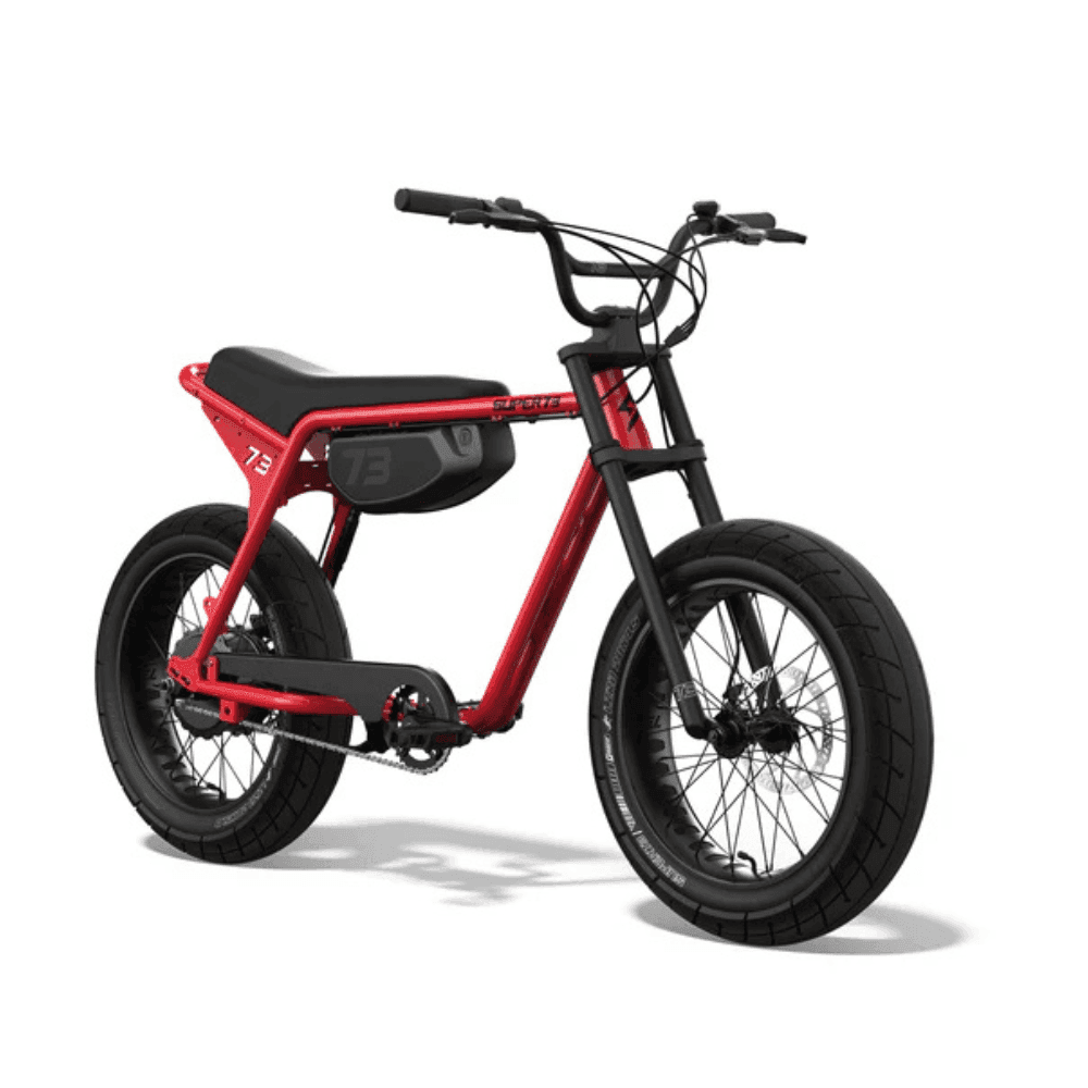 Blue Commuter Electric Bike with 48V Headlight