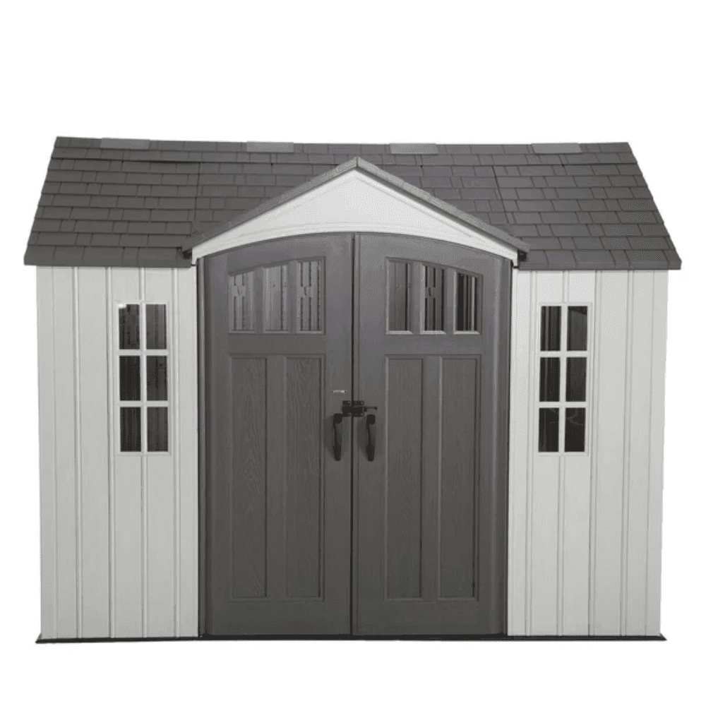 10′ x 8′ Outdoor Storage Shed, Gray