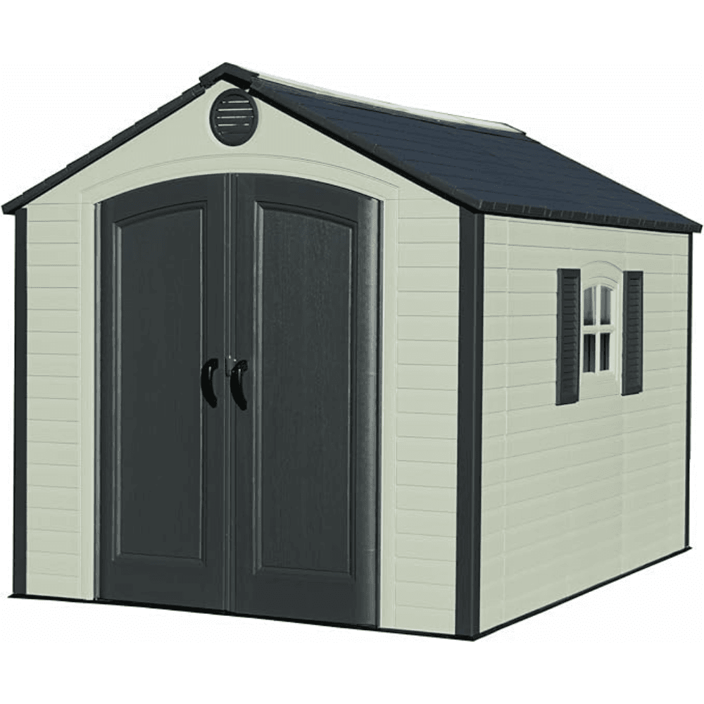 8′ x 10′ Outdoor Plastic Shed W/ Floor and Windows