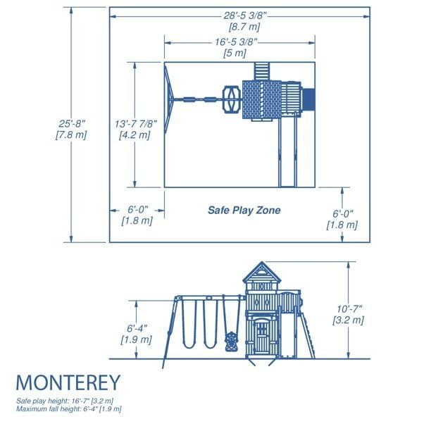 Wooden Swing Set with Playhouse and Snack Stand - Image 5