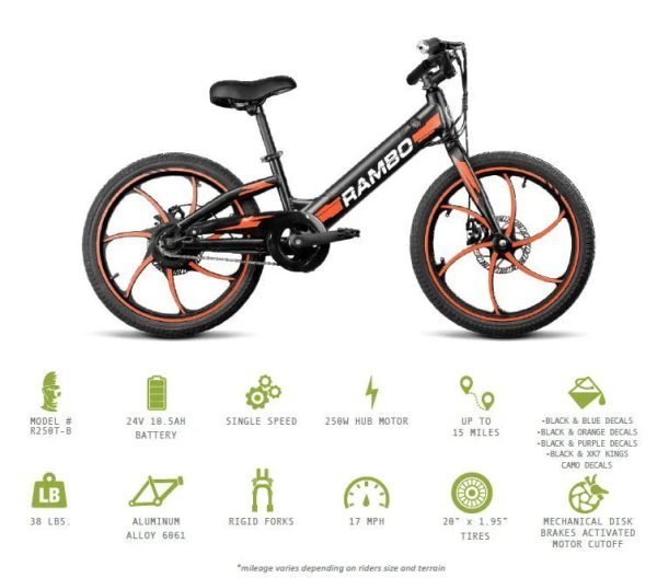 Kids 20 Trailbreaker Electric Bike 24V 250W Hub Motor Financing - Image 3