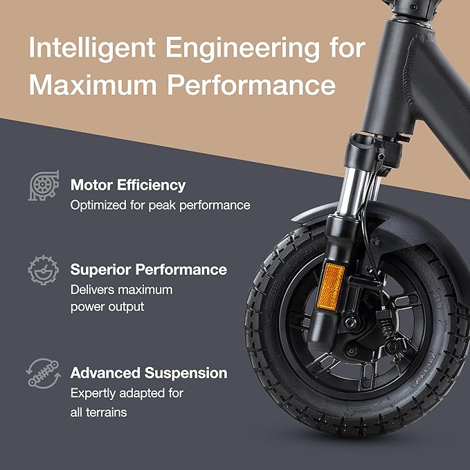 Electric Scooter with Dual Suspension and TFT Display - Image 5