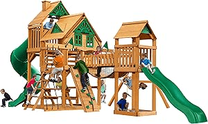 Peak Treehouse Wooden Swing Set - Image 4