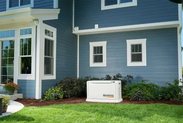 22 Kw/19.5 Kw Air Cooled Home Standby Generator with Wi-Fi with Whole Hoe 200 Amp Transfer Switch