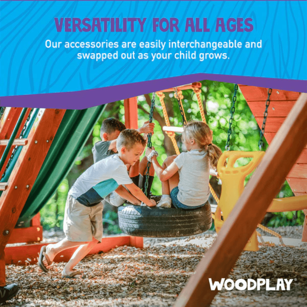 Tiger Tower Combo A – Premium Wooden Swing Set for Endless Backyard Fun