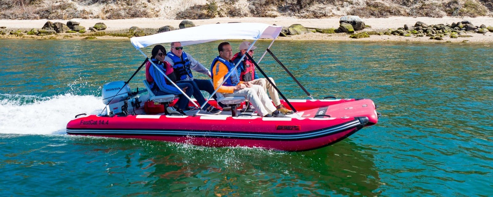 14′ Four-Person Inflatable Catamaran Boat - Image 11