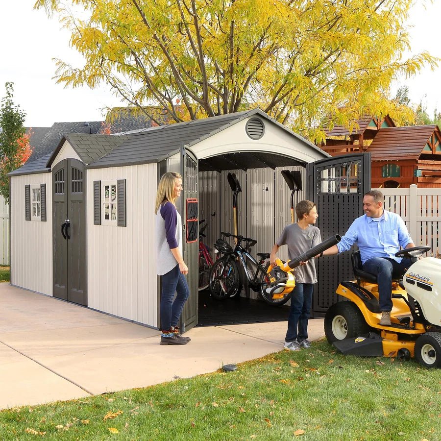 20-Foot x 8-Foot Outdoor Storage Shed | Heavy-Duty Weather-Resistant Garden & Backyard Storage Building - Image 16